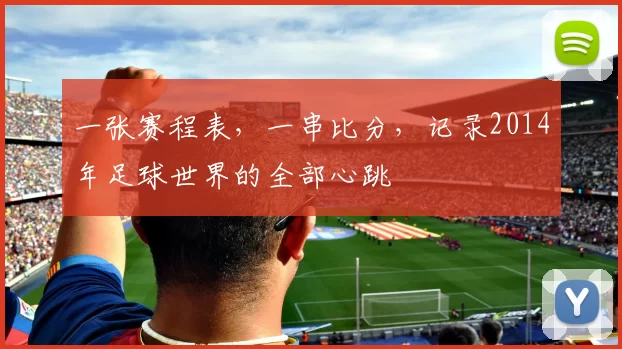 一张赛程表，一串比分，记录2014年足球世界的全部心跳