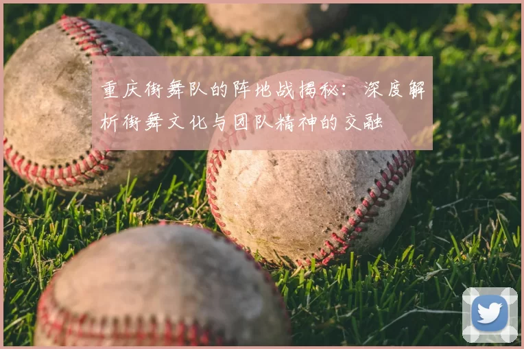 重庆街舞队的阵地战揭秘:深度解析街舞文化与团队精神的交融