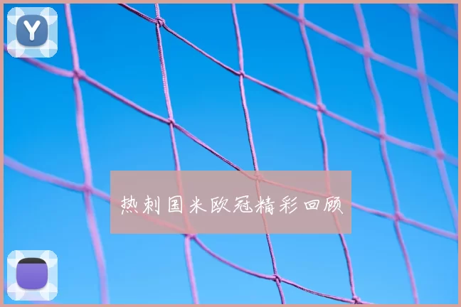 热刺国米欧冠精彩回顾