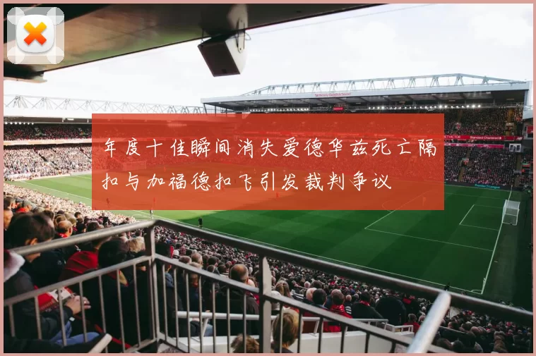 年度十佳瞬间消失爱德华兹死亡隔扣与加福德扣飞引发裁判争议