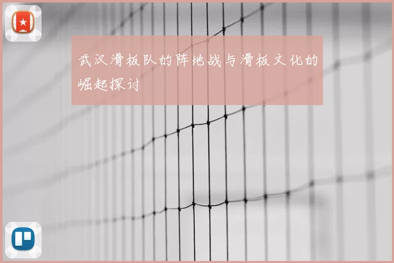 武汉滑板队的阵地战与滑板文化的崛起探讨